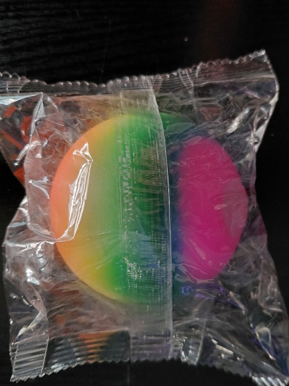 New Rainbow Ball Fidget Toy Squishy Stress Relief Toy In Original Package